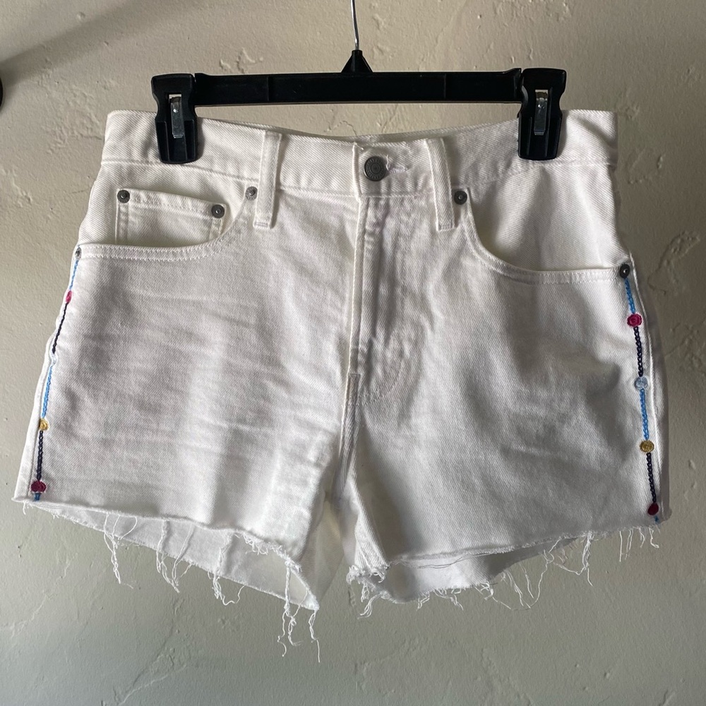 Lucky Brand White Denim Shorts